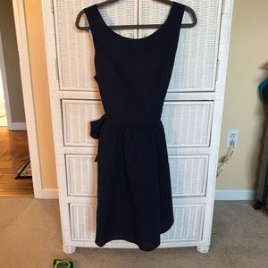 Navy Lauren James Bow Dress